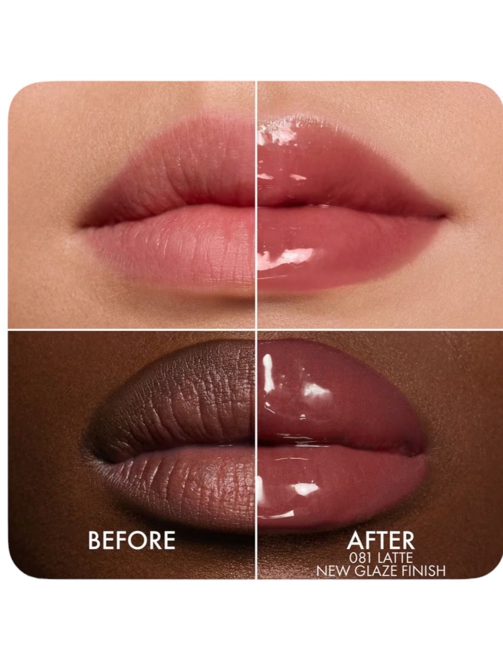 Dior Lip Addict Lip Glow Oil - 081 Latte Glaze - Picture 2 of 3